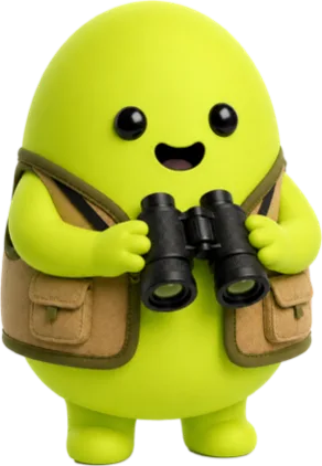 Agent with binoculars